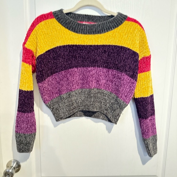 Luv Lane Sweaters - Colorful Striped Women's Sweater